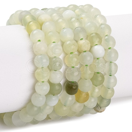 Natural New Jade Beads Strands G-G138-A01-01-1