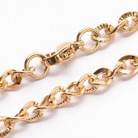 Fashionable 304 Stainless Steel Chain Necklaces NJEW-I060-05A-1