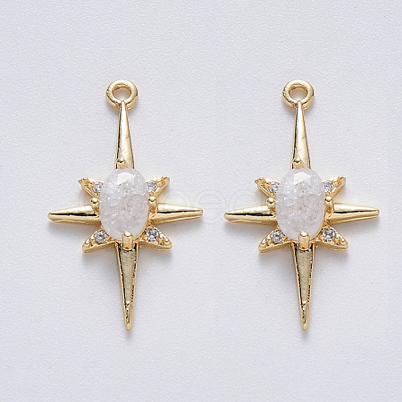 Brass Glass Charms KK-T049-059G-02-NF-1