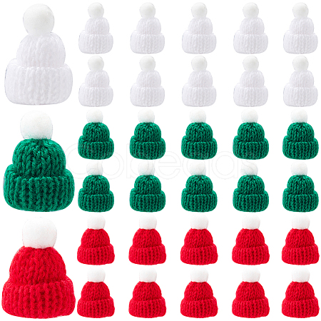 51Pcs 3 Colors Polyester Doll Woolen Hat DOLL-CP0001-02-1