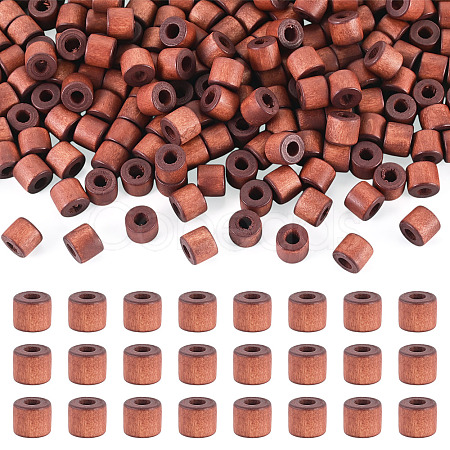 Wood European Beads WOOD-TA0003-09B-1