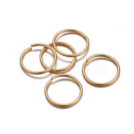 304 Stainless Steel Open Jump Rings STAS-L187-12x1mm-G-1