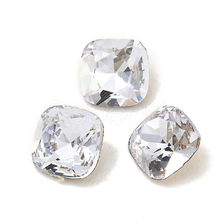 Glass Rhinestone Cabochons RGLA-L029-14B-283-1