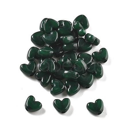 50Pcs Acrylic Beads OACR-S044-01G-1