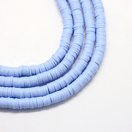 Handmade Polymer Clay Beads X-CLAY-R067-8.0mm-32-1