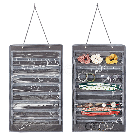 Non-Woven Fabrics Jewelry Hanging Bag ODIS-WH0017-088-1