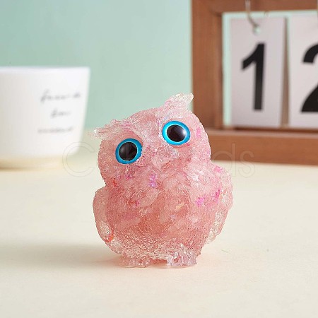 Crystal Owl Figurine Collectible JX545D-1