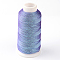 Round Metallic Thread, Embroidery Thread, 6-Ply, Slate Blue, 0.6mm, about 546.8 yards(500m)/roll