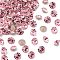 Preciosa&reg MAXIMA Crystal Round Stones, Czech Crystal, Dura Foiling, Round(431 11 615 Chaton), 70020 Light Rose, SS45(9.85~10.2mm)