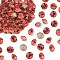 Preciosa&reg MAXIMA Crystal Round Stones, Czech Crystal, Dura Foiling, Round(431 11 615 Chaton), 90350 Padparadscha, SS18(4.2~4.4mm)