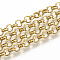 304 Stainless Steel Rolo Chains, Belcher Chain, with Spool, Unwelded, Golden, 5x1.5mm, about 32.8 Feet(10m)/roll