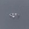 Alloy with Crystal Rhinestone Cuff Open Rings for Women FS-WG2A069-01-1