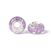 Rondelle Resin European Beads RPDL-A001-01-03-3