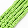 Handmade Polymer Clay Beads Strands X-CLAY-N008-008O-1