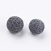Unwaxed Natural Lava Rock Beads G-I190-16mm-B05-2