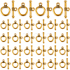 120Pcs Tibetan Style Alloy Toggle Clasps FIND-SP0001-21AG-1