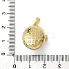 Brass Enamel Locket Pendants X-KK-F912-06G-4