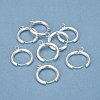 201 Stainless Steel Huggie Hoop Earring Findings STAS-P283-01G-S-2
