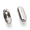 Non-Tarnish 304 Stainless Steel Ball Chain Connectors STAS-k121-01C-P-2