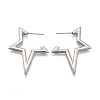 Non-Tarnish 304 Stainless Steel Stud Earrings for Women STAS-D084-25P-2