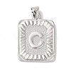 Rack Plating Brass Pendants KK-B092-42P-C-1