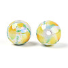 Printed Opaque Acrylic Beads MACR-T048-04A-2