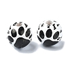 Pet Theme Wood Large Hole European Beads LS-WOOD-D027-03A-1