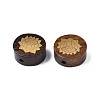 Natural Wood Undyed Beads WOOD-N013-019-3