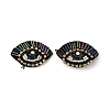Eye Handmade Glass Beaded Appliques PATC-WH0008-38A-1