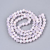 Electroplate Glass Beads Strands EGLA-T019-07B-2
