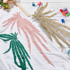 4Pcs 4 Colors Polyester Embroidery Ornament Accessories DIY-NB0008-29A-4