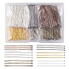 600Pcs 6 Colors Iron Flat Head Pins IFIN-YW0001-97-1