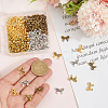120Pcs 4 Colors Tibetan Style Beads FIND-PA0001-19-3