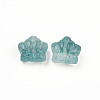 Two Tone Transparent Spray Painted Glass Beads GLAA-Q092-02-C09-3