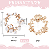 4Pcs Alloy Rhinestone Shoe Decorations FIND-GF0006-58-2