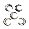 Natural Black Lip Shell Cabochons SSHEL-P015-80B-20MM-01-1