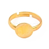 Adjustable Brass Finger Rings Components KK-WH0054-22C-G-1