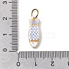 Printing 304 Stainless Steel Pendants STAS-K304-13B-G-3