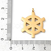 304 Stainless Steel Pendants STAS-Z120-01F-G-3
