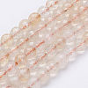 Natural Citrine Beads Strands G-J376-33-6mm-1
