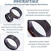 DICOSMETIC 16Pcs 8 Size 316 Stainless Steel Grooved Finger Ring for Men Women RJEW-DC0001-09B-5