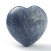 Dyed & Heated Natural Blue Aventurine Heart Love Stone G-G973-07C-2