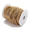 304 Stainless Steel Cuban Link Chain STAS-B019-02C-G-4