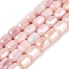 Anti-Tarnish Electroplate Glass Beads Strands EGLA-N027-03A-07-1