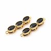 Rack Plating Eco-Friendly Brass Micro Pave Cubic Zirconia Pendants KK-K165-27G-02-3