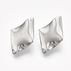 Non-Tarnish 304 Stainless Steel Stud Earring Findings X-STAS-S079-56B-2