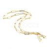 Brass Screw Carabiner Lock Pendant Necklaces NJEW-JN03011-01-2