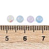 Mixed Color Imitation Cat Eye Glass Round Seed Beads SEED-NH0003-01A-08-4