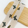10M Cotton Linen Printed Ribbons PW-WG53274-01-1
