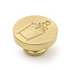 Wax Seal Brass Stamp Head AJEW-G056-01F-3